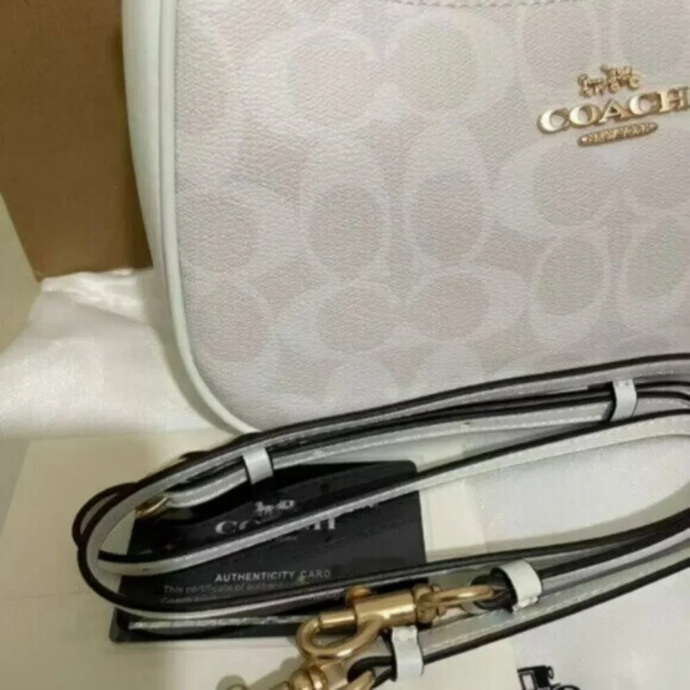 Coach Teri Shoulder Bag In Signature Canvas CA548 - Picture 9 of 11